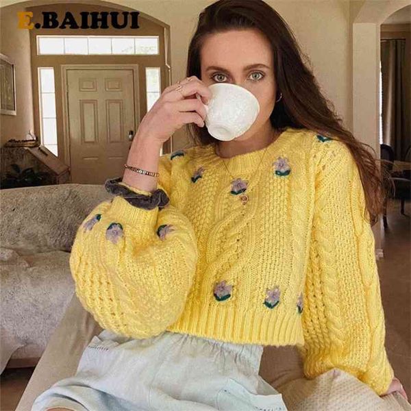 ebaihui loose short sweaters winter women vintage knitted sweater flower elegant ladies long sleeve pullover 210522, White;black
ebaihui loose short sweaters winter women vintage knitted sweater flower elegant ladies long sleeve pullover 210522, White;black