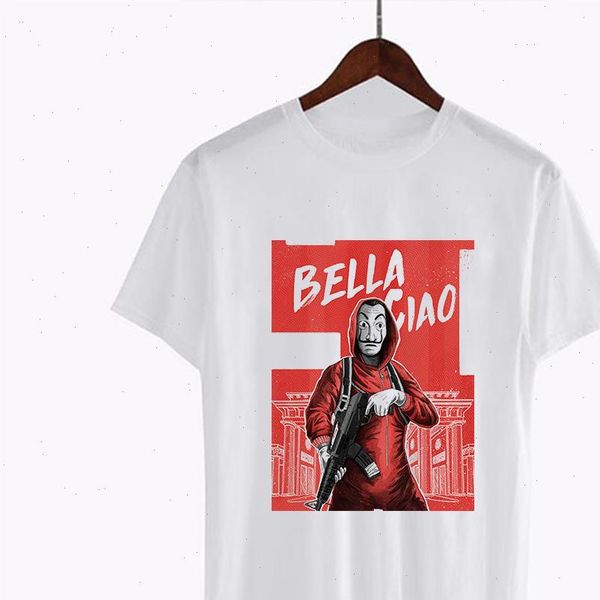 luckyroll womens t shirt money heist tshirt the house of paper la casa de papel women summer casual dali mask, White
luckyroll womens t shirt money heist tshirt the house of paper la casa de papel women summer casual dali mask, White