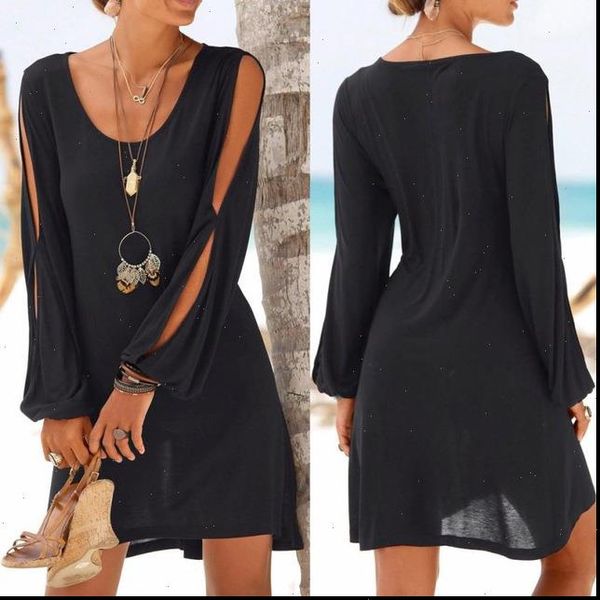 fashion black casual women dresses o neck hollow out sleeve straight solid beach style mini, Black;gray
fashion black casual women dresses o neck hollow out sleeve straight solid beach style mini, Black;gray