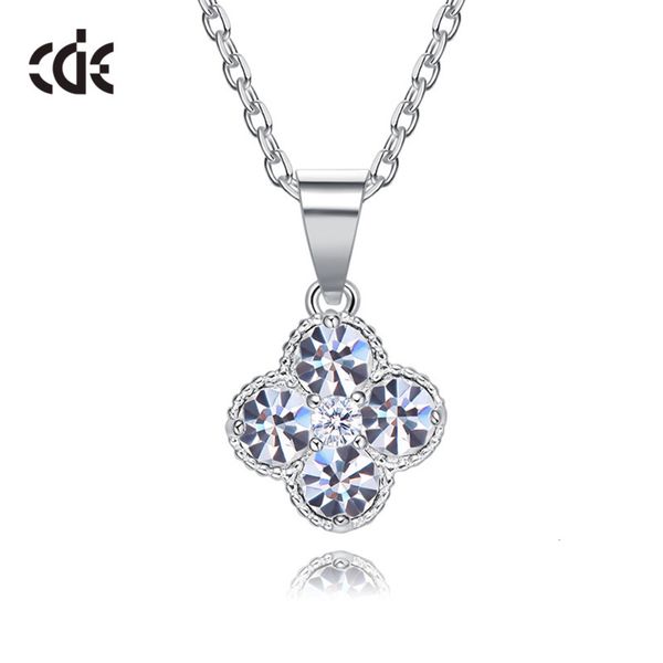 sidel's new four leaf clover pendant 925 sterling silver necklace women's silver, Black
sidel's new four leaf clover pendant 925 sterling silver necklace women's silver, Black