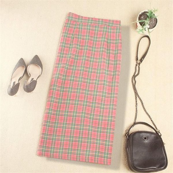 skirts women's plaid spring summer lattice mid-length high waist fenale student split package hips w70, Black
skirts women's plaid spring summer lattice mid-length high waist fenale student split package hips w70, Black