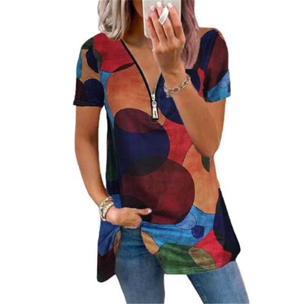 women's t-shirt 5xl women dot print 2021 summer short sleeve v-neck zipper casual loose plus size streetwear female tee shirt, White
women's t-shirt 5xl women dot print 2021 summer short sleeve v-neck zipper casual loose plus size streetwear female tee shirt, White