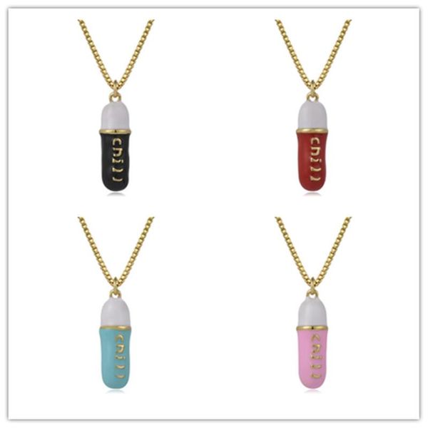 pendant necklaces fashion necklace women 4 colors letter "chil" box chain for jewelry gift, Silver
pendant necklaces fashion necklace women 4 colors letter "chil" box chain for jewelry gift, Silver
