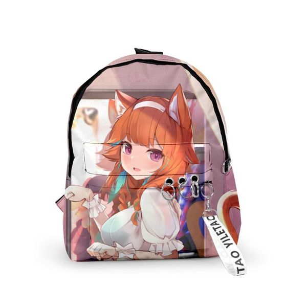 backpack hololive takanashi kiara school bags boys/girls cute fashion small 3d print oxford waterproof key chain notebook backpacks
backpack hololive takanashi kiara school bags boys/girls cute fashion small 3d print oxford waterproof key chain notebook backpacks