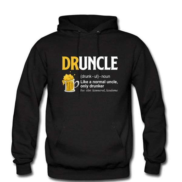 men's hoodies & sweatshirts druncle funny uncle drunker programmer hoody men cotton fleece beer hooded sarcastic graphic novelty humor, Black
men's hoodies & sweatshirts druncle funny uncle drunker programmer hoody men cotton fleece beer hooded sarcastic graphic novelty humor, Black