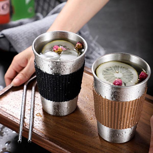 mugs kitchen coffee thickened stainless steel tea cups big travel camping mug cup with sleeve lid
mugs kitchen coffee thickened stainless steel tea cups big travel camping mug cup with sleeve lid