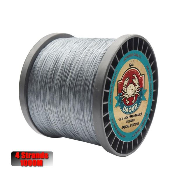 braided line 4 strands 1000m pe fishing multifilament carp saltwater/freshwater braid
braided line 4 strands 1000m pe fishing multifilament carp saltwater/freshwater braid