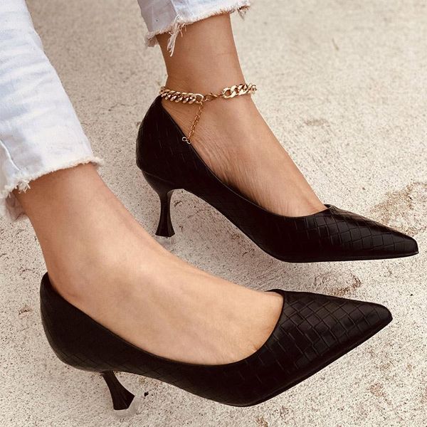 dress shoes female pumps women single thin high heels office ladies fashion pointed toe woman shallow footwear 2021, Black
dress shoes female pumps women single thin high heels office ladies fashion pointed toe woman shallow footwear 2021, Black