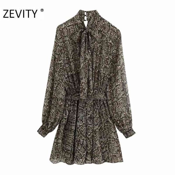 zevity women vintage snake skin print sashes chiffon mini dress chic ladies long sleeve bow collar vestido casual dresses ds4446 210325, Black;gray
zevity women vintage snake skin print sashes chiffon mini dress chic ladies long sleeve bow collar vestido casual dresses ds4446 210325, Black;gray