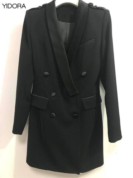 casual dresses 2021 runway woman fashion classic black double breasted mini dress lapel collar long sleeves, Black;gray
casual dresses 2021 runway woman fashion classic black double breasted mini dress lapel collar long sleeves, Black;gray