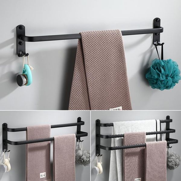 towel racks 60cm rack hanger rail wall mounted bathroom space aluminum black bar matte holder
towel racks 60cm rack hanger rail wall mounted bathroom space aluminum black bar matte holder