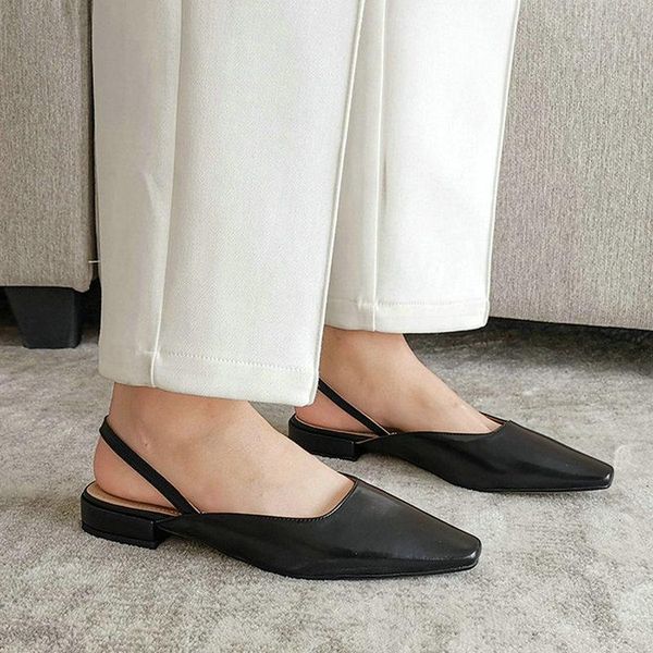 summer women shoes flat beach sandals ladies cow leather solid square toe casual sandales size 34- 43, Black
summer women shoes flat beach sandals ladies cow leather solid square toe casual sandales size 34- 43, Black