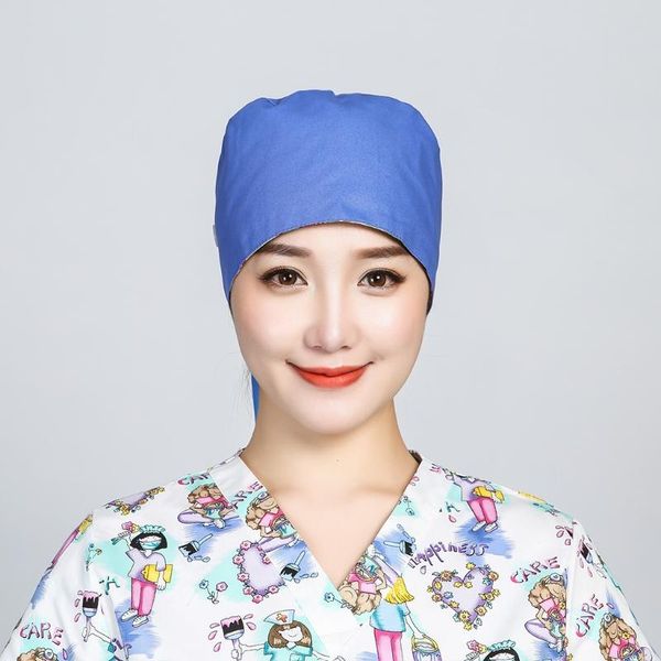 beanie/skull caps womens working scrub with buttons holder sweatband adjustable ribbon tie solid color bouffant turban hat long ., Blue;gray
beanie/skull caps womens working scrub with buttons holder sweatband adjustable ribbon tie solid color bouffant turban hat long ., Blue;gray