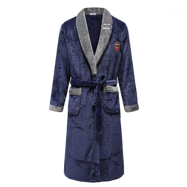 men's sleepwear flannel men winter robe warm thick bathrobe gown long sleeve nightgown coral fleece kimono casual nightwear, Black;brown
men's sleepwear flannel men winter robe warm thick bathrobe gown long sleeve nightgown coral fleece kimono casual nightwear, Black;brown
