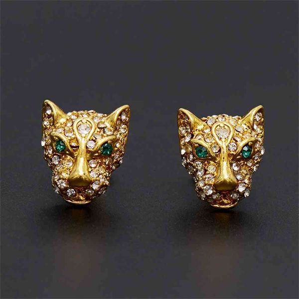 75% off luxury jewelry in limited micro diamond inlaid punk fashion leopard head earrings trendy personalized design women's gift, Golden
75% off luxury jewelry in limited micro diamond inlaid punk fashion leopard head earrings trendy personalized design women's gift, Golden