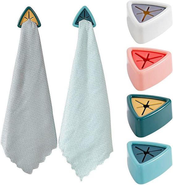 hooks & rails 4pcs towel hook holder grabber self adhesive dish ser rag clip rack hanger household for home kitchen bathroom
hooks & rails 4pcs towel hook holder grabber self adhesive dish ser rag clip rack hanger household for home kitchen bathroom