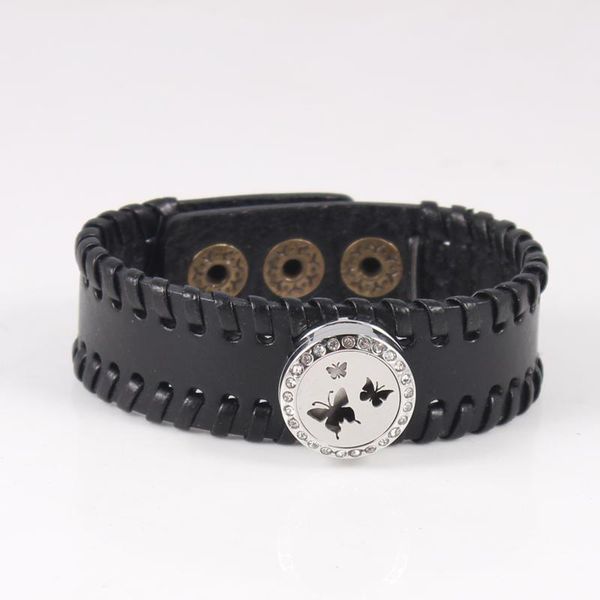 charm bracelets fashion 20mm stainless steel aroma perfume diffuser locket leather bracelet snap button essential oil, Golden;silver
charm bracelets fashion 20mm stainless steel aroma perfume diffuser locket leather bracelet snap button essential oil, Golden;silver