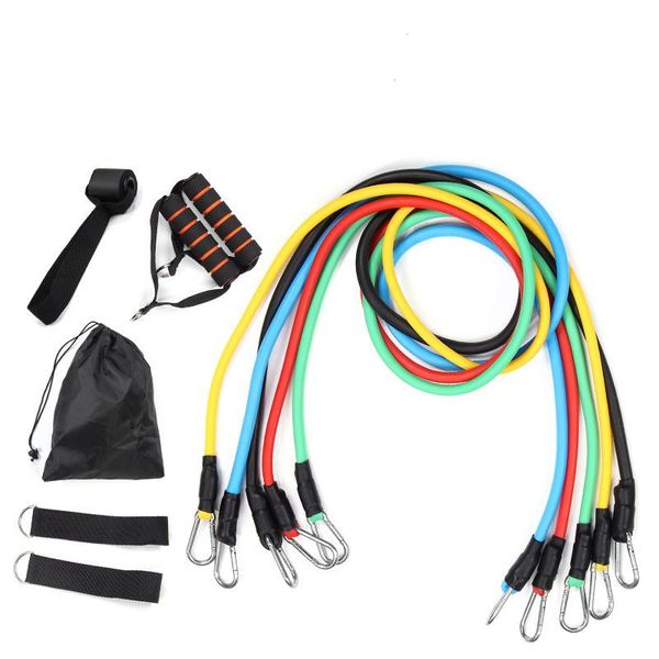 11pcs set of rally device multi-function tpe tension rope one-word belt, fitness training equipment, elastic belt resistance bands
11pcs set of rally device multi-function tpe tension rope one-word belt, fitness training equipment, elastic belt resistance bands