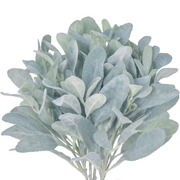 novelty items faux lambs ear stems 5pcs flocked artificial greenery solid spray fake leaves for home wedding diy craft
novelty items faux lambs ear stems 5pcs flocked artificial greenery solid spray fake leaves for home wedding diy craft