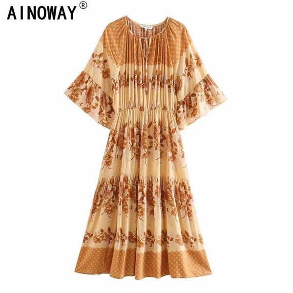 casual dresses vintage chic boho women floral print bat sleeve beach long bohemian maxi dress ladies v neck tassel happie vestidos, Black;gray
casual dresses vintage chic boho women floral print bat sleeve beach long bohemian maxi dress ladies v neck tassel happie vestidos, Black;gray