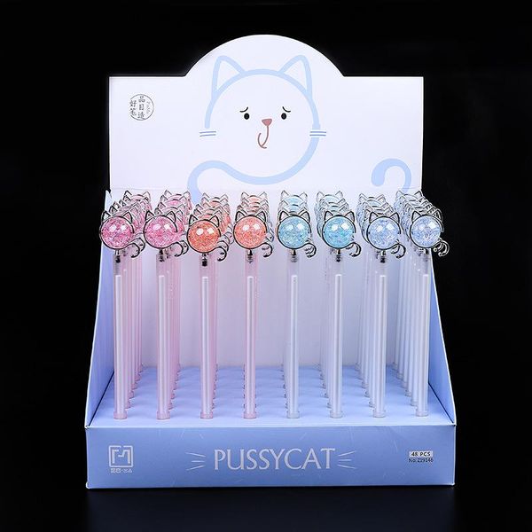 gel pens 24 pcs/lot ice crack crystal cat pen cute 0.5 mm black ink signature school office writing supplies promotional gift
gel pens 24 pcs/lot ice crack crystal cat pen cute 0.5 mm black ink signature school office writing supplies promotional gift