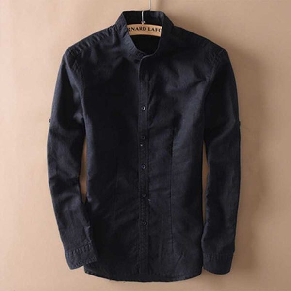 fashion men cotton linen shirts classic chinese mandarin collar long sleeve slim solid white breathable soft shirt xxl 210809, White;black
fashion men cotton linen shirts classic chinese mandarin collar long sleeve slim solid white breathable soft shirt xxl 210809, White;black