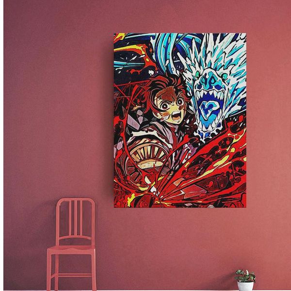 paintings anime demon slayer tanjiro art poster canvas wall decoration prints for living kid children room home bedroom decor painting
paintings anime demon slayer tanjiro art poster canvas wall decoration prints for living kid children room home bedroom decor painting