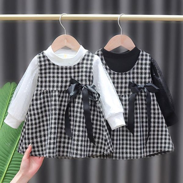 girl's dresses baby clothes fashion autumn long sleeve sweatshirt+plaid dress 2pcs set kids birthday party princess for 0-4y girls, Red;yellow
girl's dresses baby clothes fashion autumn long sleeve sweatshirt+plaid dress 2pcs set kids birthday party princess for 0-4y girls, Red;yellow