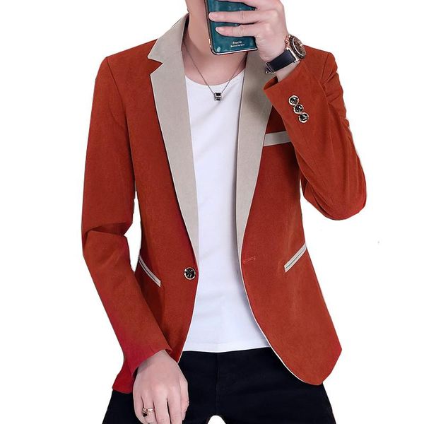 men's suits & blazers 2021 korean slim suit men summer handsome personality small night mens casual thin jacket, White;black
men's suits & blazers 2021 korean slim suit men summer handsome personality small night mens casual thin jacket, White;black
