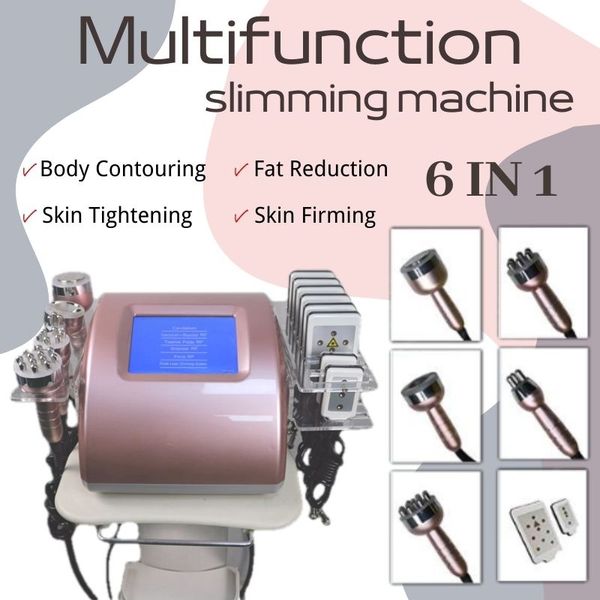 6 in 1 effective strong 40k ultrasonic cavitation slimming machine vacuum rf fat reduction lipo laser slimming machine#02
6 in 1 effective strong 40k ultrasonic cavitation slimming machine vacuum rf fat reduction lipo laser slimming machine#02