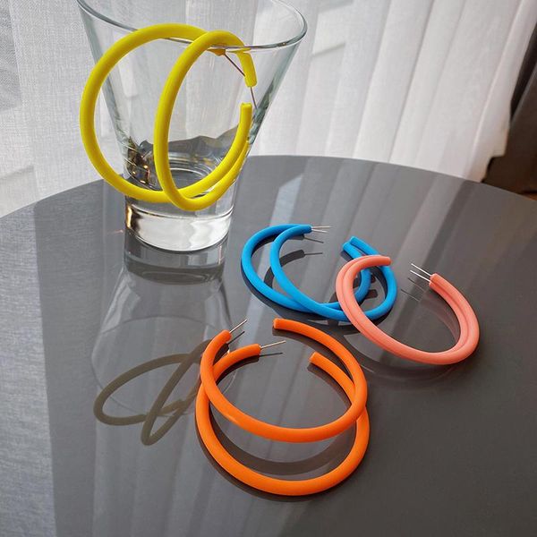 hoop & huggie 1 pair big smooth circle women earrings exaggerated ear loop macaron color simple party round earring jewelry wholesale, Golden;silver
hoop & huggie 1 pair big smooth circle women earrings exaggerated ear loop macaron color simple party round earring jewelry wholesale, Golden;silver