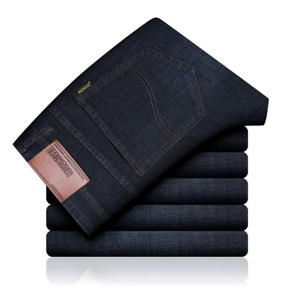 luren european station brand autumn and winter jeans men's elastic straight loose business dad wear casual breathable thin, Blue
luren european station brand autumn and winter jeans men's elastic straight loose business dad wear casual breathable thin, Blue