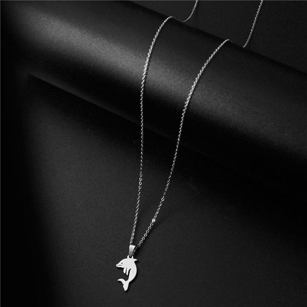 pendant necklaces cute dolphin for women gold silver color stainless steel chain choker necklace simple jewelry bijoux collares
pendant necklaces cute dolphin for women gold silver color stainless steel chain choker necklace simple jewelry bijoux collares