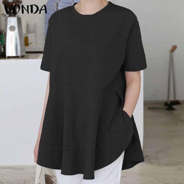 blouses women asymmetric holiday shorts sleeve party 2021 vonda female casual blouse plus size s-5xl, White
blouses women asymmetric holiday shorts sleeve party 2021 vonda female casual blouse plus size s-5xl, White
