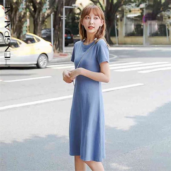 minimalist blue dress women's summer round neck waist short sleeve knee-lenghth dresses female tide 5e307 210427, White;black
minimalist blue dress women's summer round neck waist short sleeve knee-lenghth dresses female tide 5e307 210427, White;black