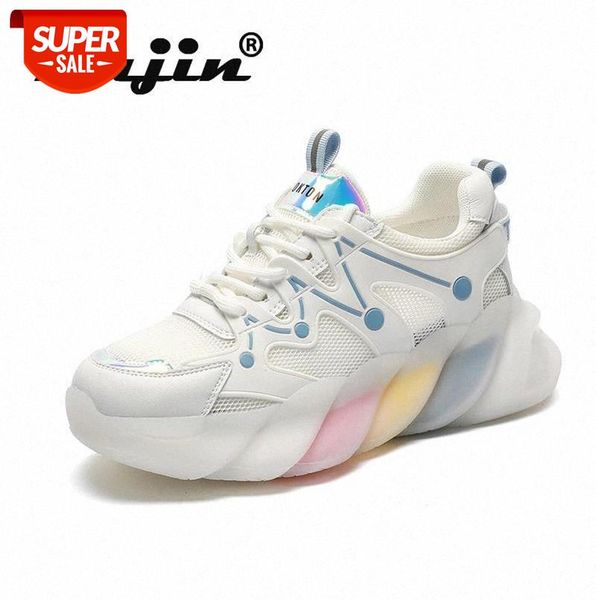 5 2021 ins dad shoes genuine leather heel platform soft breathable chunky sneakers women vulcanized lace up colorful design #e08j
5 2021 ins dad shoes genuine leather heel platform soft breathable chunky sneakers women vulcanized lace up colorful design #e08j