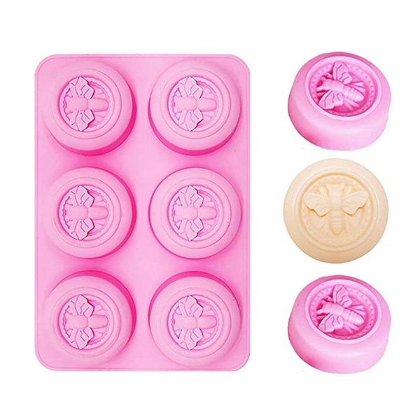 craft tools 2/6-cavity bee silicone soap mold round honeybee molds for making home banking finshed 5.7cm 50g
craft tools 2/6-cavity bee silicone soap mold round honeybee molds for making home banking finshed 5.7cm 50g