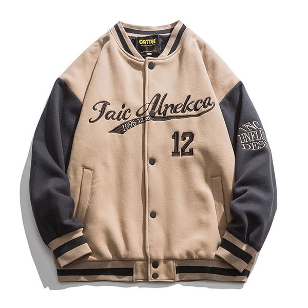 men's jackets jaqueta de beisebol hip hop para homem, jaqueta gran bordada com letras, estilo universitário, roupa casal jfd8, Black;brown
men's jackets jaqueta de beisebol hip hop para homem, jaqueta gran bordada com letras, estilo universitário, roupa casal jfd8, Black;brown