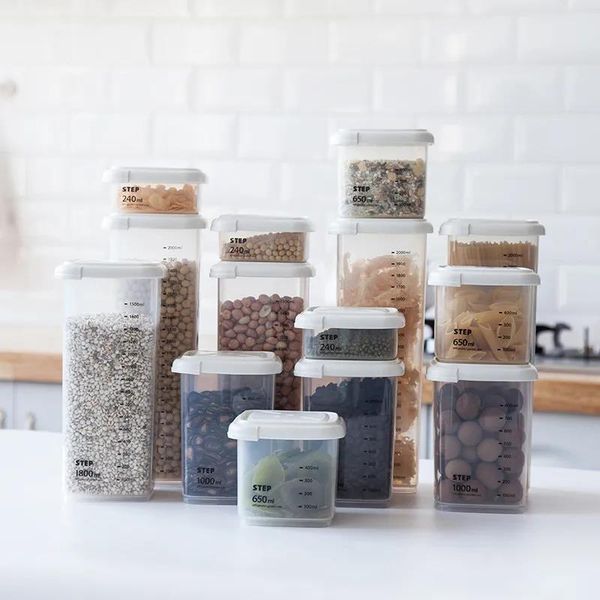 storage bottles & jars sealed tank transparent plastic food box with scale kitchen miscellaneous grain
storage bottles & jars sealed tank transparent plastic food box with scale kitchen miscellaneous grain