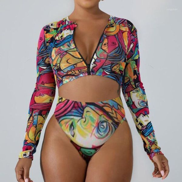 long sleeve bikinis women swimsuit push-up padded print bathing suits beachwear brazilian bikini set biquini female#3g women's swimwear, White;black
long sleeve bikinis women swimsuit push-up padded print bathing suits beachwear brazilian bikini set biquini female#3g women's swimwear, White;black