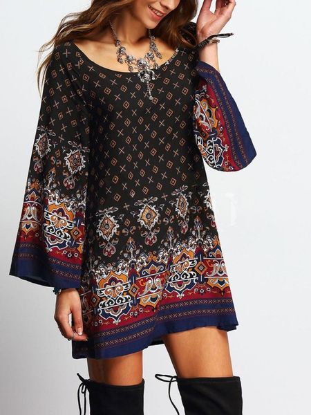 casual dresses baharcelin vestidos spring summer o neck vintage printed dress woman gril one piece flare sleeve clothing, Black;gray
casual dresses baharcelin vestidos spring summer o neck vintage printed dress woman gril one piece flare sleeve clothing, Black;gray