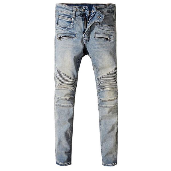 men's jeans european american street fashion men slim fit retro yellow blue spliced designer biker hip hop denim punk pants
men's jeans european american street fashion men slim fit retro yellow blue spliced designer biker hip hop denim punk pants
