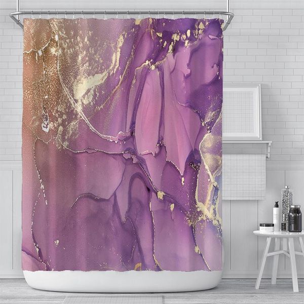 golden and mauve marble pringting shower curtain set with 12 hooks bathroom decoration curtains
golden and mauve marble pringting shower curtain set with 12 hooks bathroom decoration curtains