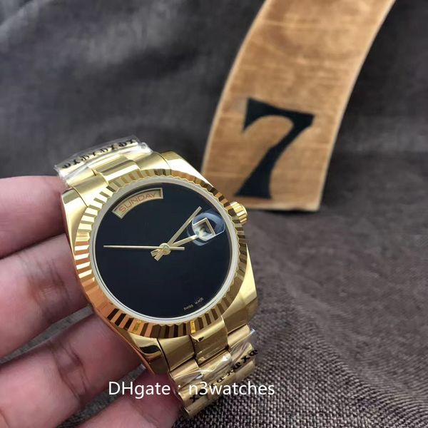 waterproof watch men daydate automatic 18k gold sapphire glass stainless sports male 36mm 40mm wristwatches luxury mens watches, Slivery;brown
waterproof watch men daydate automatic 18k gold sapphire glass stainless sports male 36mm 40mm wristwatches luxury mens watches, Slivery;brown