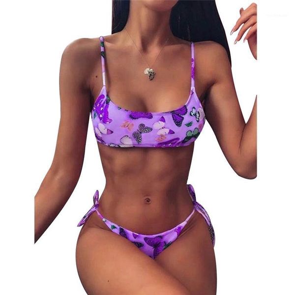 women's bikini swimsuit two piece butterfly 3d printed lace up split bathing suit with chest pad swimwear, White;black
women's bikini swimsuit two piece butterfly 3d printed lace up split bathing suit with chest pad swimwear, White;black