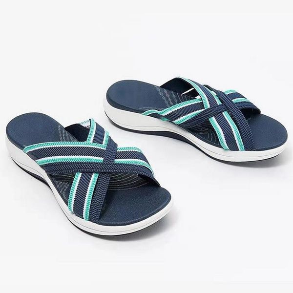 slippers women summer shoes outdoor beach slides open toe mixed color platform wedges lady 2021 crossed, Black
slippers women summer shoes outdoor beach slides open toe mixed color platform wedges lady 2021 crossed, Black