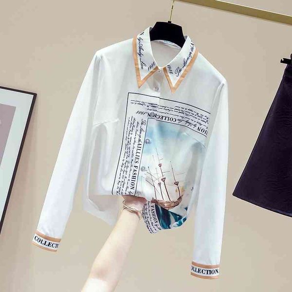 autumn elegant women's turn down collar retro print long sleeves ol shirts female office ladies shirt blouse a4062 210428, White
autumn elegant women's turn down collar retro print long sleeves ol shirts female office ladies shirt blouse a4062 210428, White