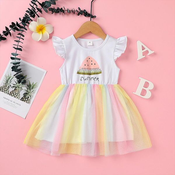 summer girls watermelon printed girl dresses tulle child rainbow princess tutu for 1 2 3 4 5 years, Red;yellow
summer girls watermelon printed girl dresses tulle child rainbow princess tutu for 1 2 3 4 5 years, Red;yellow