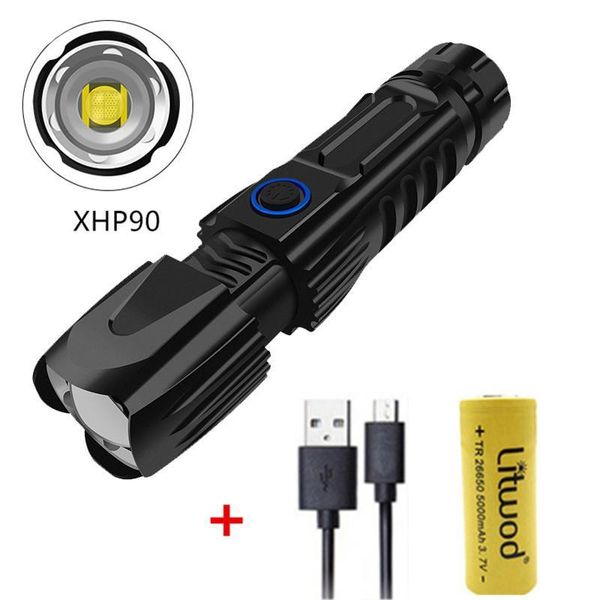 waterproof xhp90 led 6200lm zoomable powerful torch lamp with 26650 battery usb flashlights torches
waterproof xhp90 led 6200lm zoomable powerful torch lamp with 26650 battery usb flashlights torches