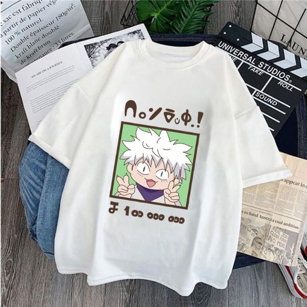 women's t-shirt 2021 women t-shirts harajuku -x- hxh gon killua anime tee summer female t shirt for clothing, White
women's t-shirt 2021 women t-shirts harajuku -x- hxh gon killua anime tee summer female t shirt for clothing, White